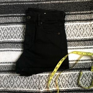 American Eagle High Rise Shortie Black